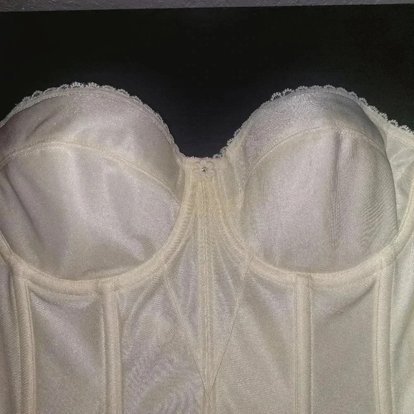 Dominique Intimate Apparel Longline Torsolette Bridal Corset -  Ivory 36B - Picture 3 of 9